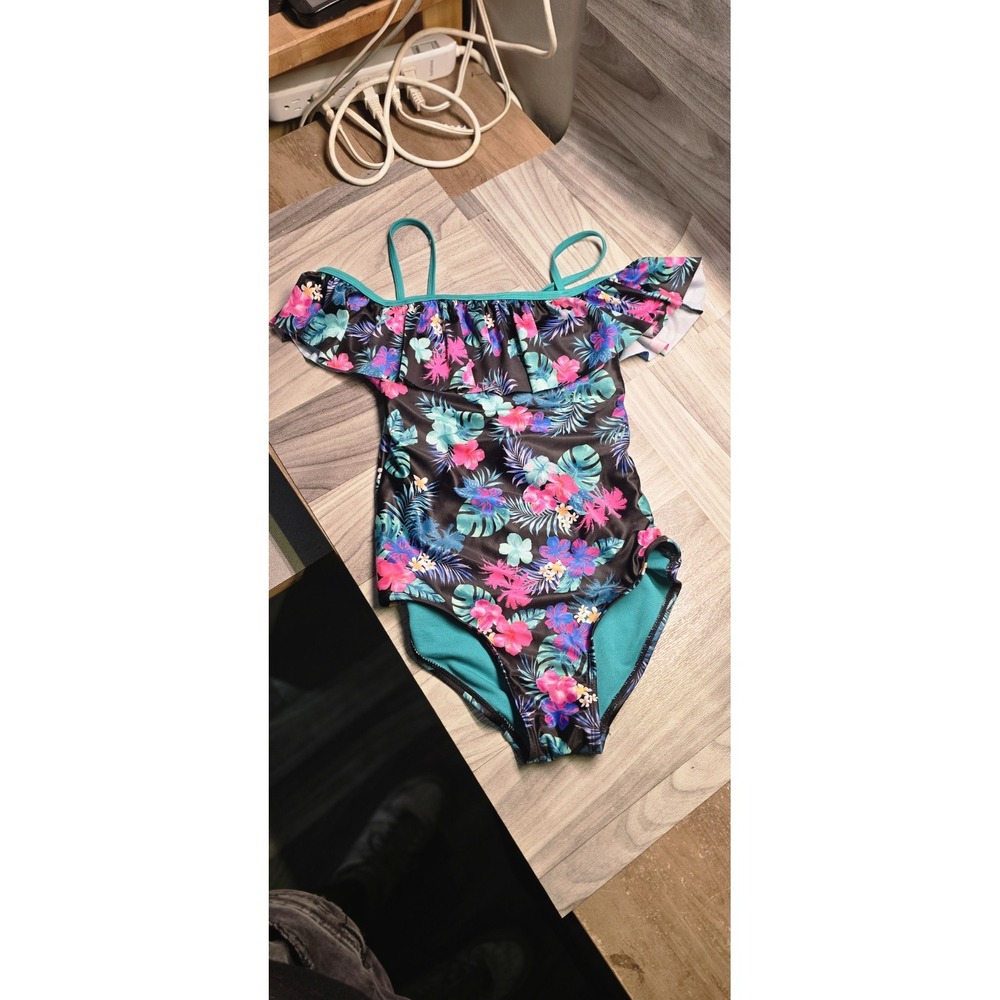Girl's SO UV Protection Pretty Bathing Suit Size 12